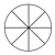 Fraction Pie Line PNG