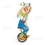 Unicycle Clown