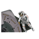 Astronaut with space station