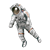 Astronaut 2 Color PNG