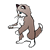 Standing Kitten Color PNG