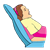 Girl in Dentist Chair Color PNG
