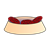 Cream Dog Dish Color PNG