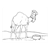 Camel in Desert Line PDF