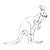 Kangaroo Line PNG