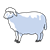 Sheep Color PNG