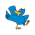 Blue Bird Pointing Color PDF