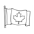 Canadian Flag 1 Line PDF