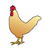 Walking Chicken Color PDF