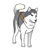 Dog Sled Team Color PDF