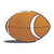 Football with Shadow Color PNG