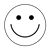 Yellow Smiley Face Line PNG