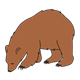 Light Brown Bear with claws