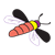 Flying Insect Color PNG