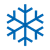 Snowflake Color PNG