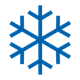 Snowflake small with blue spines