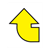 Curved Yellow Arrow Color PDF