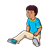 Boy Fell Down Color PNG