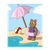 Bear at the Beach Color PDF