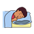 Boy Sleeping Color PNG