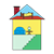 Writing House Color PNG