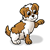 Brown and White Puppy Color PNG