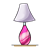 Pink Table Lamp Color PNG