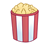 Full Popcorn Container Color PNG