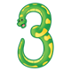 Number 3 snake