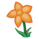 Star Flower orange