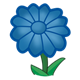 Blue Flower with twelve petals