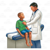 Doctor Examining Boy