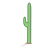 Tall Cactus Color PNG