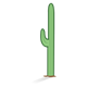 Tall Cactus with one arm