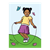 Girl Jumping Rope Color PNG