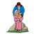 Abraham and Sarah Color PNG