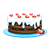 Iced Chocolate Cake Color PNG