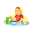 Mixing a Cake Color PNG