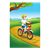 Riding Bike on Path Color PDF