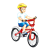 Boy Riding Bike Color PNG