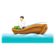 Man Fishing in boat