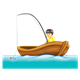 Boy Fishing in boat