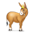Birthday Donkey Color PNG