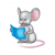 Reading Mouse Color PDF