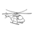 Helicopter Line PNG