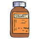 Brown Medicine Bottle 