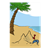 Tropical Beach Color PNG