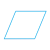 Blue Rhombus Color PNG