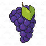 Plump Grape Cluster