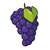 Plump Grape Cluster Color PDF
